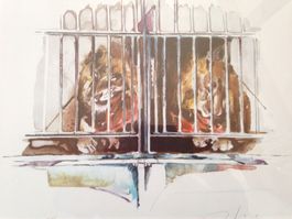 Rolf Knie, Lithographie von 1989
