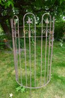 grosses Klettergerüst Rankgitter halbrund Gartendeko Metall