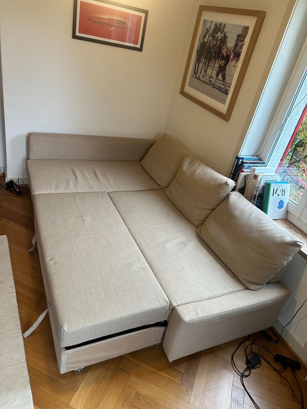 Divani: Beiges Ecksofa mit Schlaffunktion – Usato da Zürich venduto da pau_hc8p 2