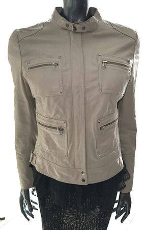 MINT VELVET LEDERJACKE GR. 38 (UK 12)