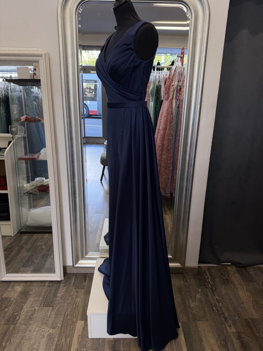 Vestiti: Damen Abendkleid dunkelblau Grösse 36 – Nuovo e nell'imballaggio originale da Schlatt ZH venduto da xhesiesi 2