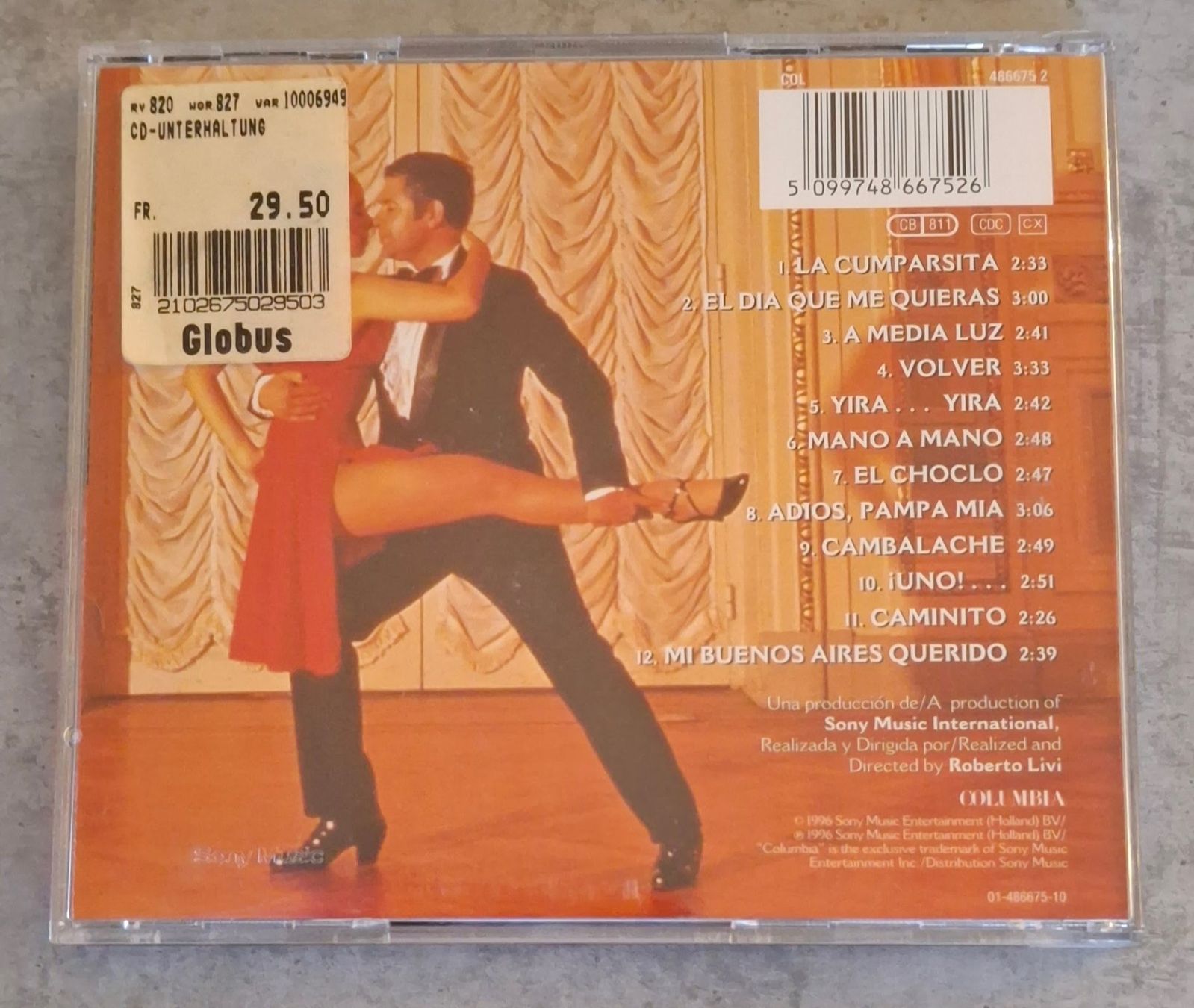 CDs: Julio Iglesias - Tango – D'occasion à Reinach BL par Chela04 1