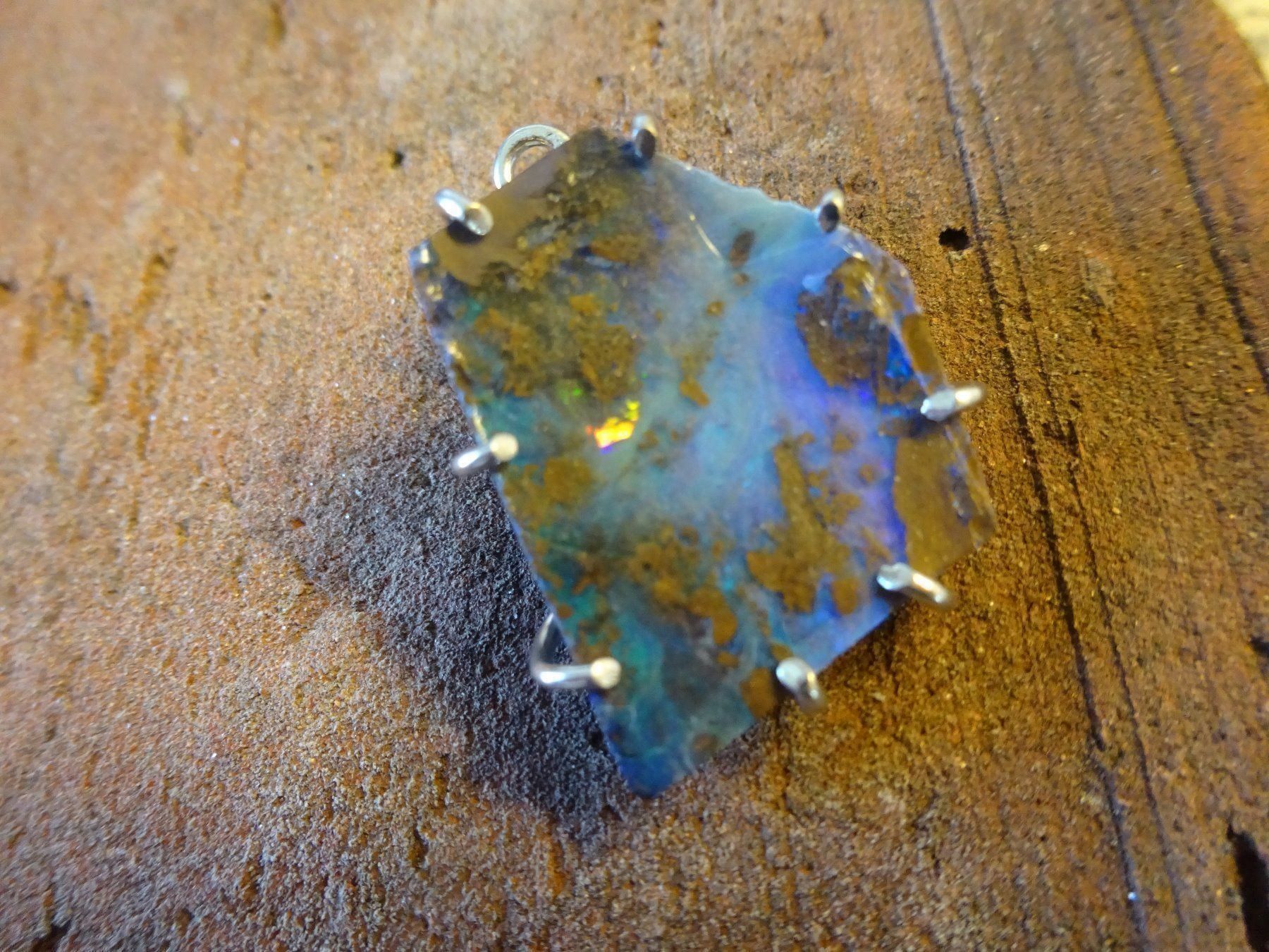 Ciondoli: Opal Anhänger S925 / Australien – Usato da Esslingen venduto da FetteSchnecke 3