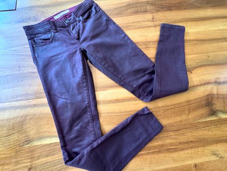 Burberry Brit Hose Aubergine Gr. 34/W26 wie neu Top Zustand!