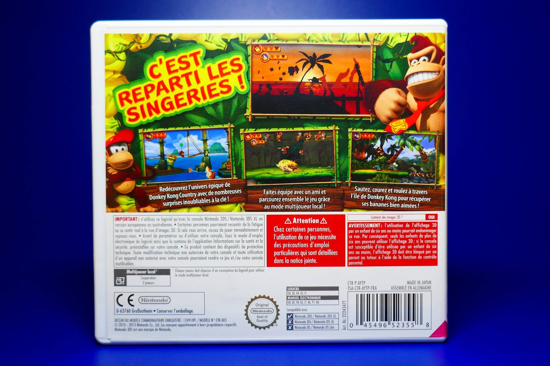 Nintendo Spiele: Donkey Kong Country : Returns 3D - Nintendo 3DS – Gebraucht aus Vuarrens von Espace-Retro 3