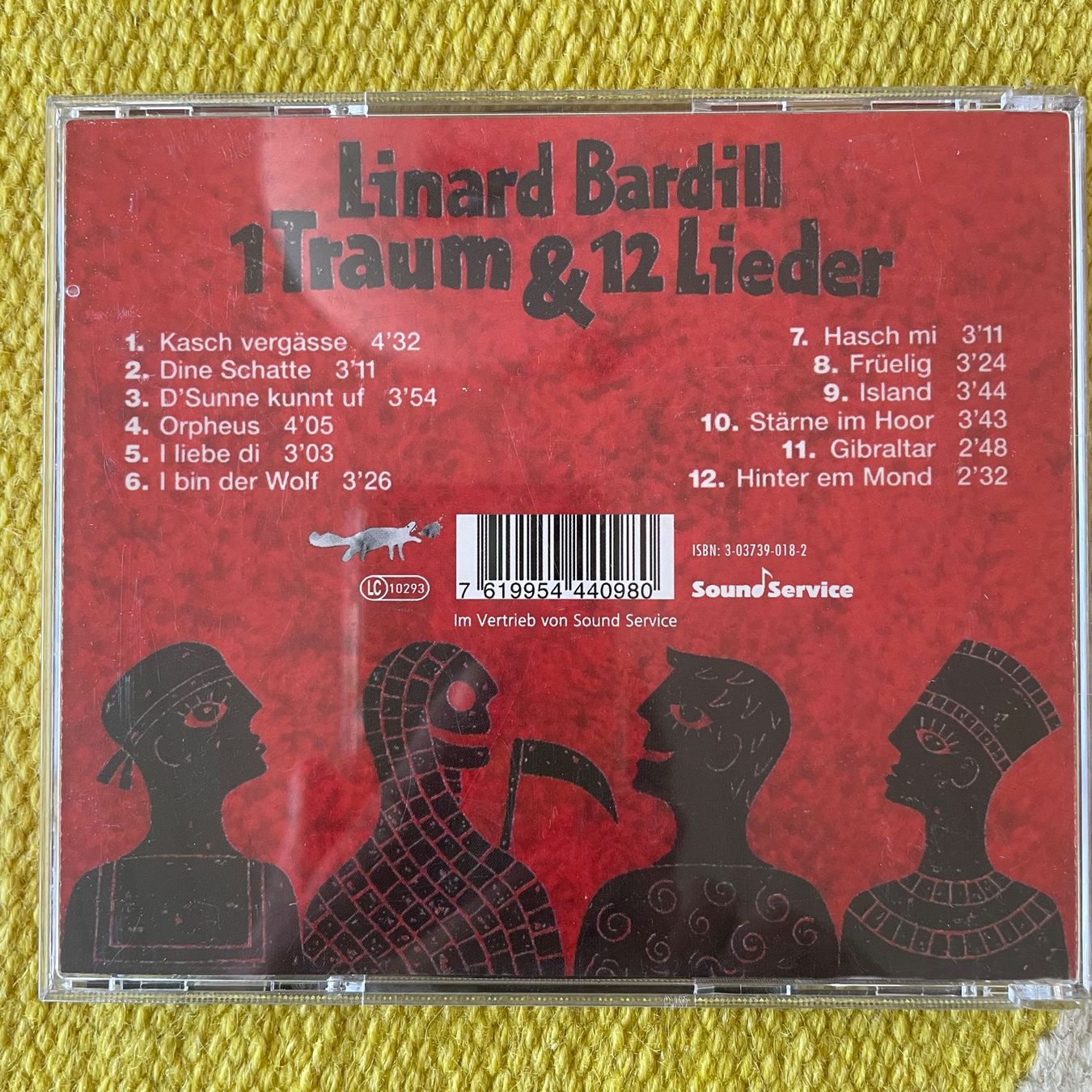 CD: LINARD BARDILL-1TRAUM&12LIEDER – Usato da Rorschacherberg venduto da CD-Roli 1