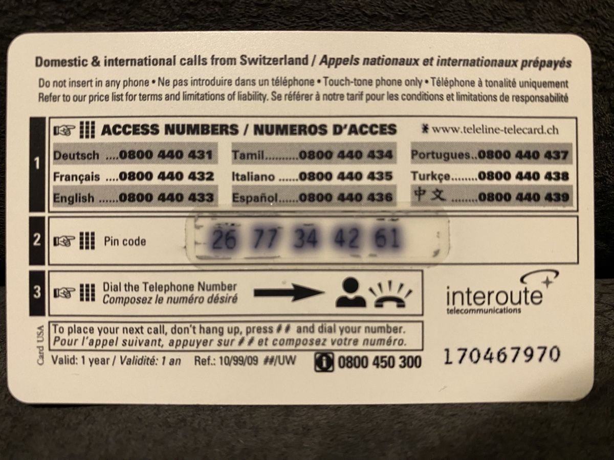 Schede telefoniche: Carte – Usato da Lausanne venduto da babacard10 1