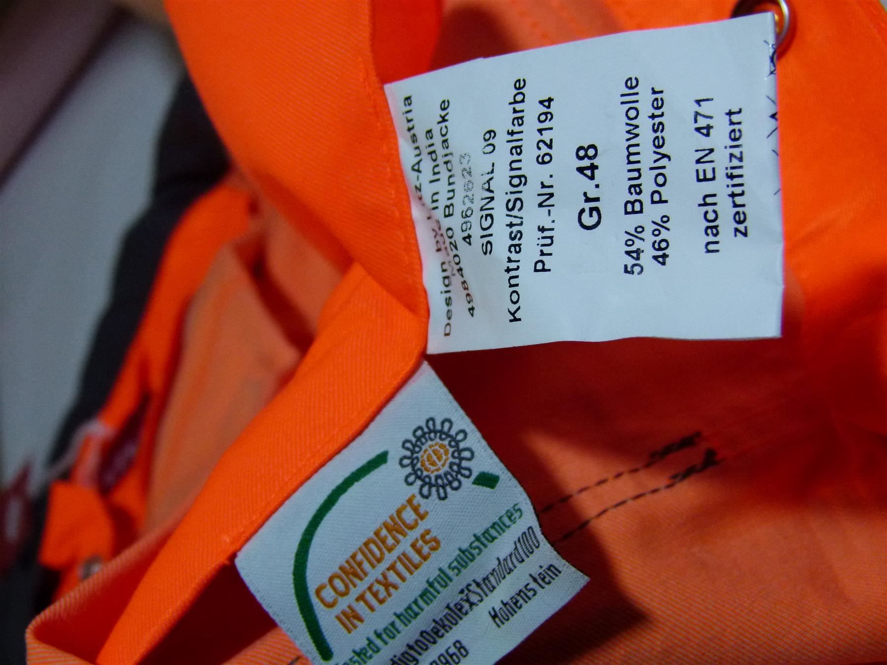 Giacche: Litz Arbeitsjacke, Gr. 48 – Nuovo e nell'imballaggio originale da Uerkheim venduto da Justi.y 6