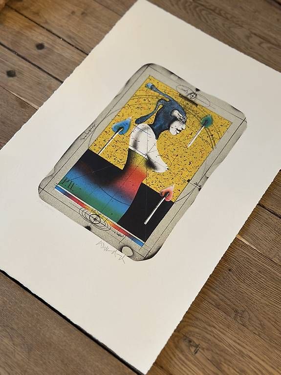 Grafica & Litografie: Paul Wunderlich Lithographie – Usato da Basel venduto da ele_pc7g 2