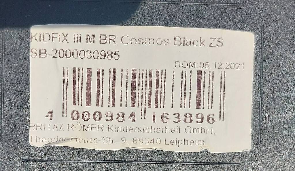 Britax Römer Auto-Kindersitze: Britax Römer KIDFIX 3 – Gebraucht aus Ettingen von Tf1 4