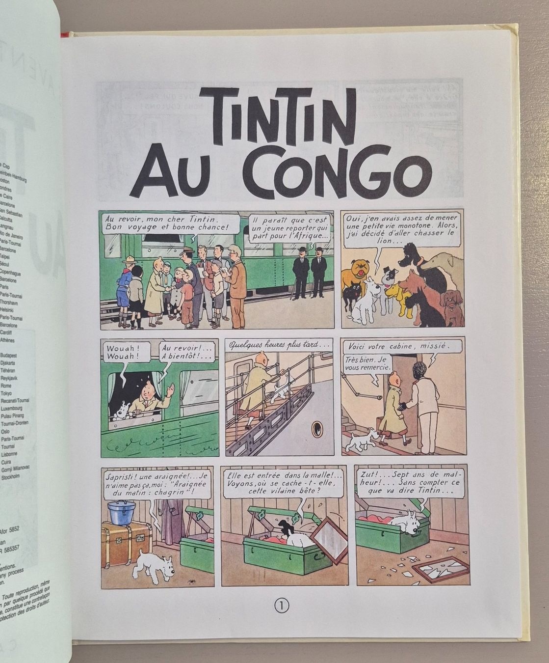 Fumetti: Tintin au Congo – Usato da Grand-Lancy venduto da loi_599y 2