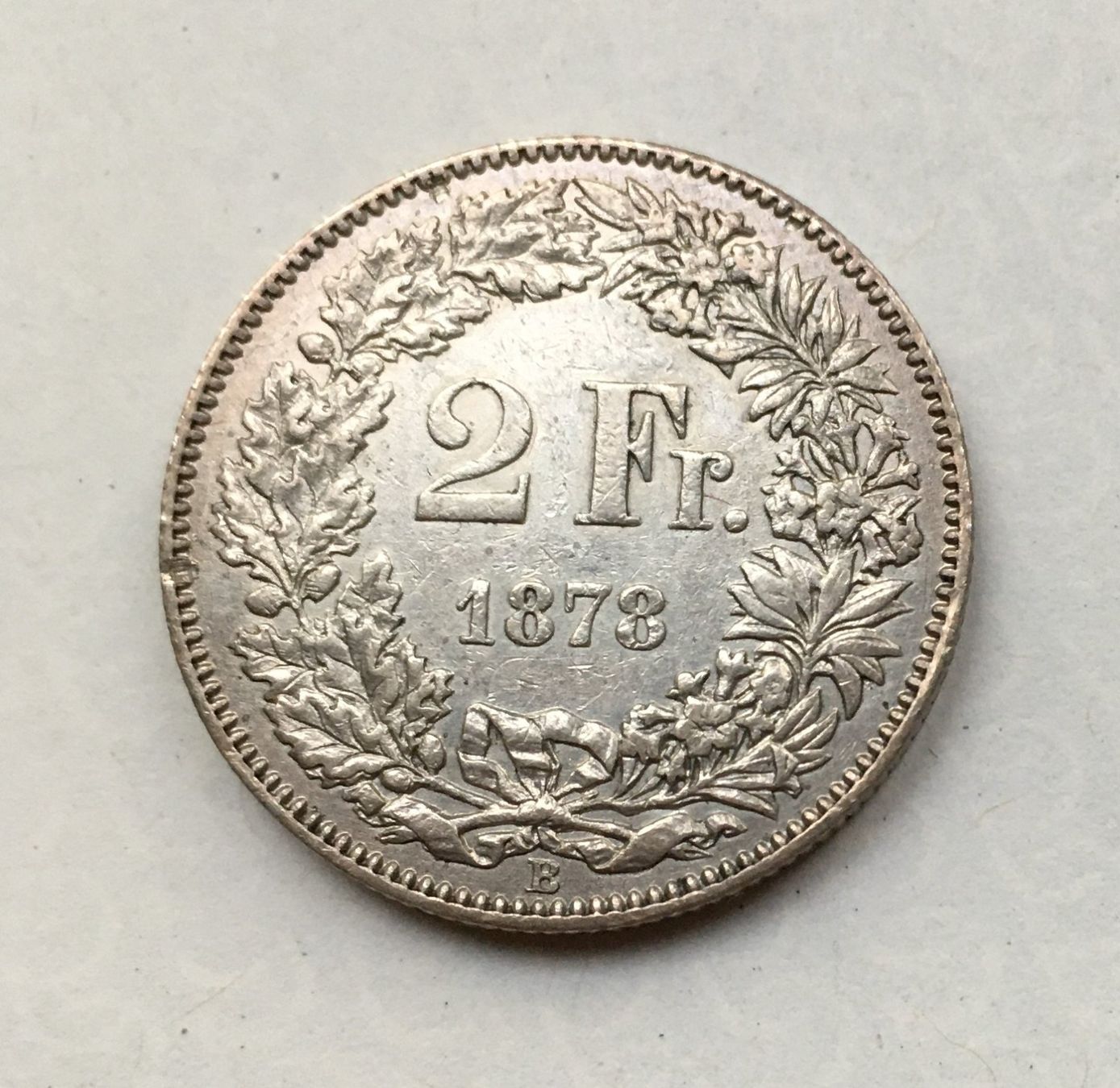 Tutti le monete: 1878 2 Franken vz+ – Usato da Kirchberg SG venduto da Helveticus00