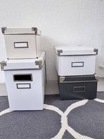 4 Ikea Aufbewahungsboxen