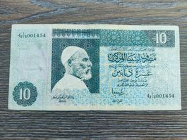 Libyen 10 Dinars 1991 !!!!!!