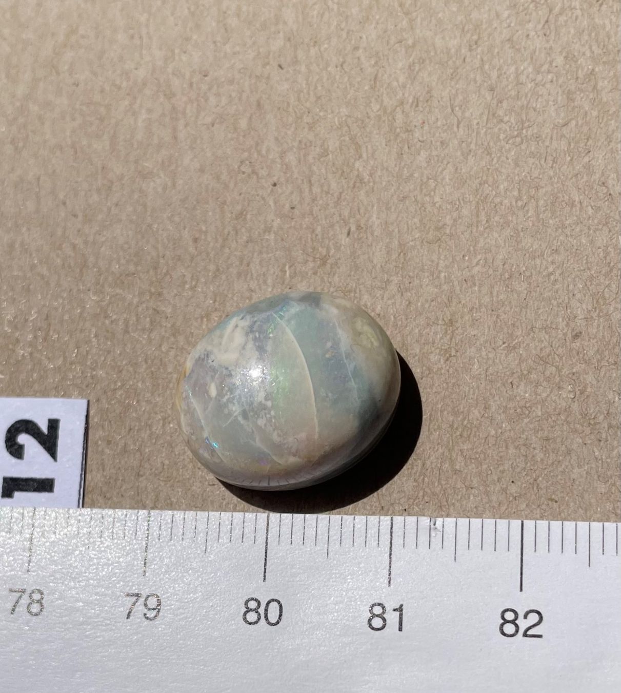Fossili: Cabochon Opal echt  neu gross       TOP Geschenk Idee – Nuovo e nell'imballaggio originale da Leuggern venduto da gemshow 7