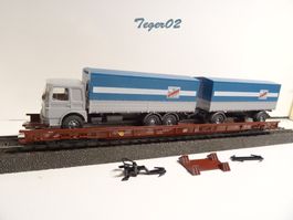Märklin H0 4710 Hupac-Wagen mit LKW 49.