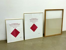 3 x Bilderrahmen, 2 x Kunststoff, Goldrand, 1 x Holz
