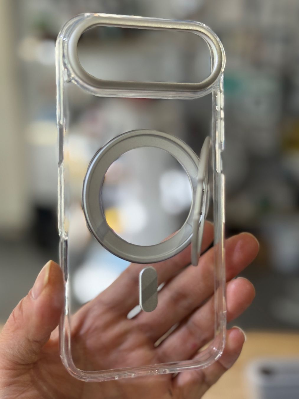 Cover & Protezioni schermo: Coque iPhone Air avec support MagSafe - transparente – Nuovo e nell'imballaggio originale da Morges venduto da DigiAC 3