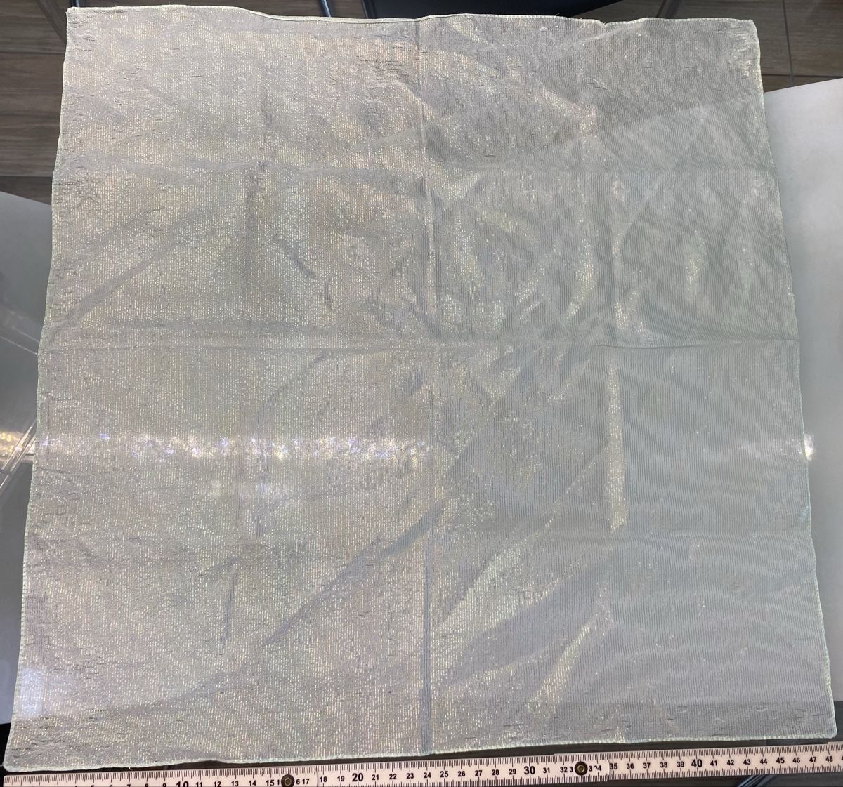 Foulard & Sciarpe: Halstuch hellgrün mit Glitzerfaden – Usato da Hausen AG venduto da corinne_g 1