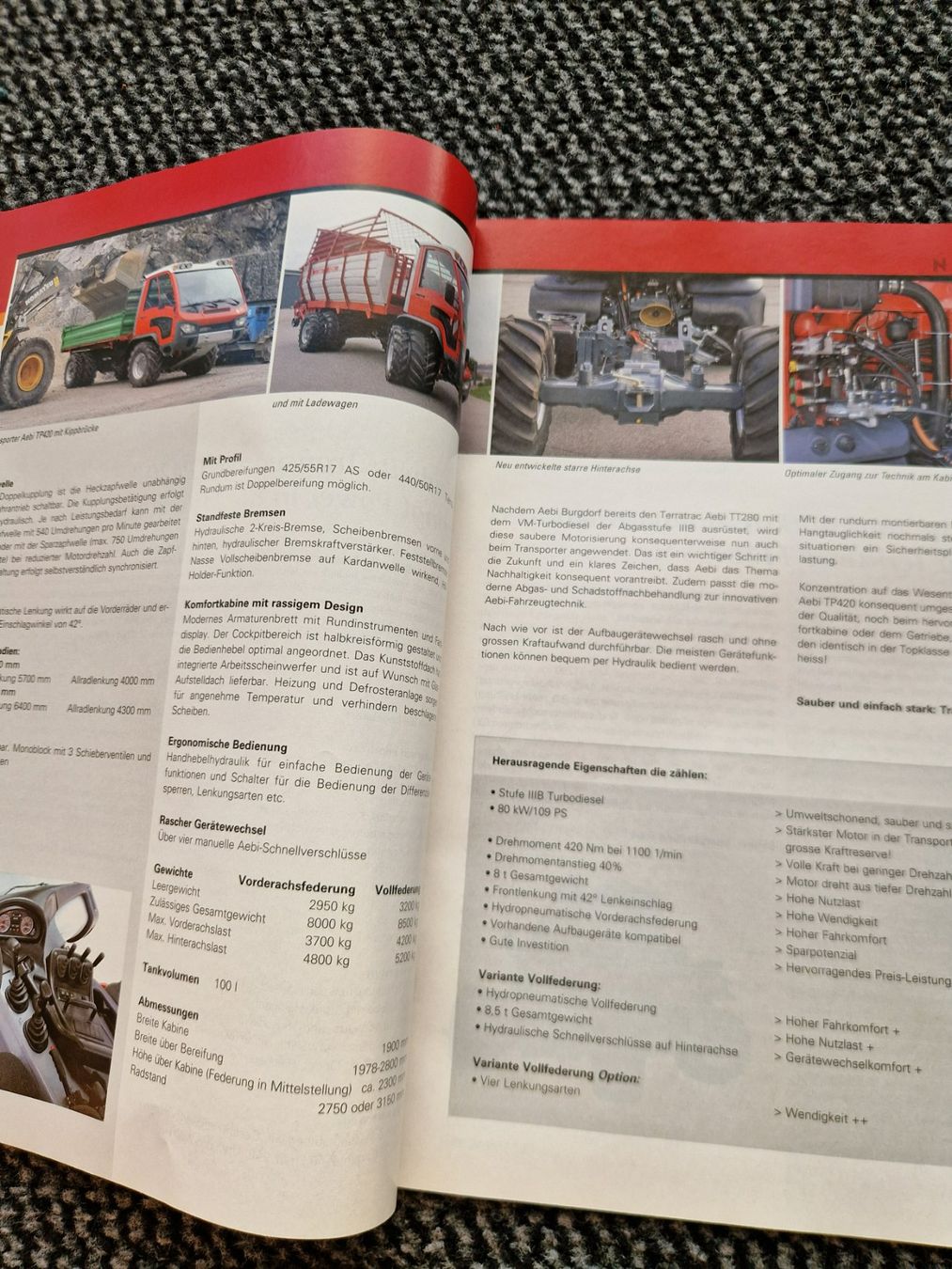 Aebi Trattori: Original Aebi Professional Ausgabe 4 – Usato da Dürnten venduto da Bachtel84 4