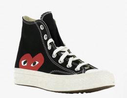 NEW / NEUF CDG CONVERSE CHUCK 70 PLAY HIGH-TOP SNEAKERS