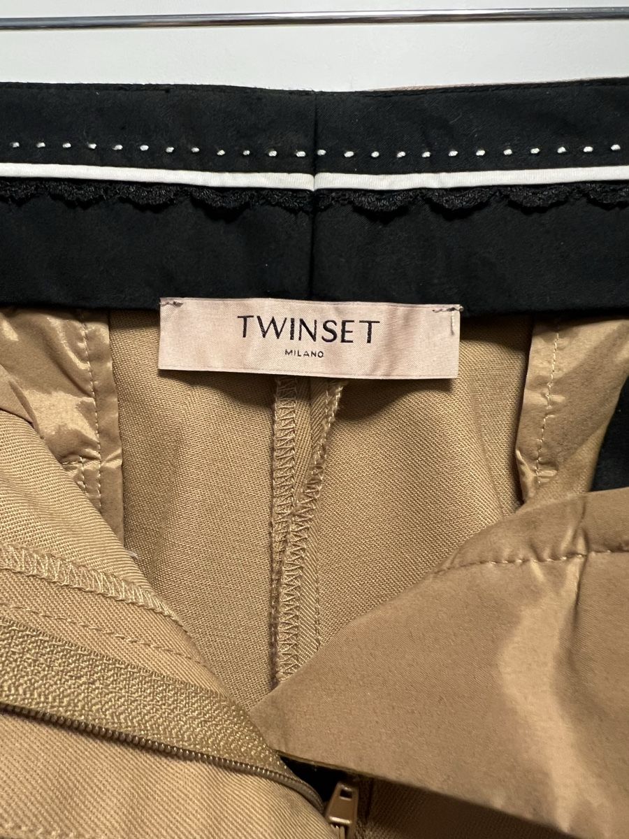 Twinset Pantaloni: Twinset, Beige Trousers, Size 42 – Usato da Zürich venduto da son_f7qw 1
