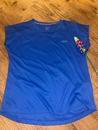 Blaues Sportshirt S/M Fila