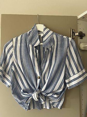 Top H&M aus Leinen & Baumwolle Gr. 36