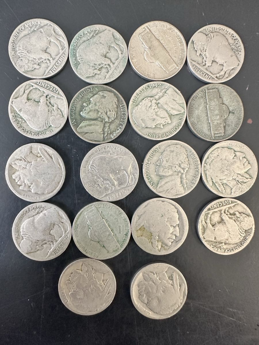 Tutti le monete: Konvolut USA Five Cents Buffalo – Usato da Basel venduto da fasnachtsoutlet1965 1