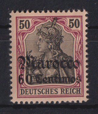 Alle Briefmarken: Dt. Auslandspost MAROKKO - Kat. 28 ** – Neu (gemäss Beschreibung) aus Eschlikon TG von PhilCon
