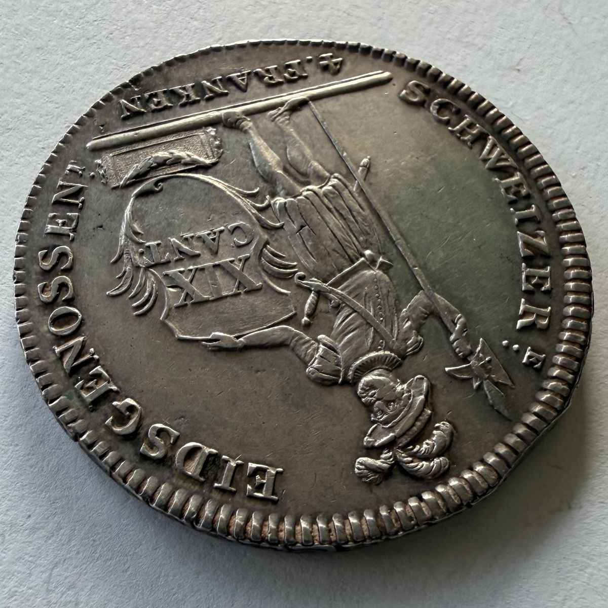Tutti le monete: 4 Franken Luzern 1813 – Usato da Luzern venduto da LegacyMint 5