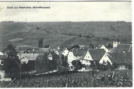 Gruss aus Oberhallau Dorfansicht