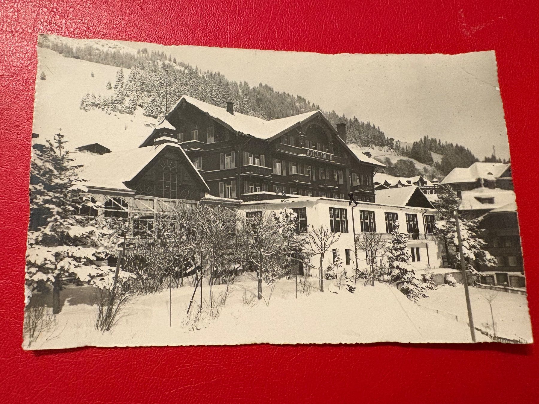 Cartoline postali: Adelboden // Hotel Adler – Usato da St-Légier-La Chiésaz venduto da Theo005
