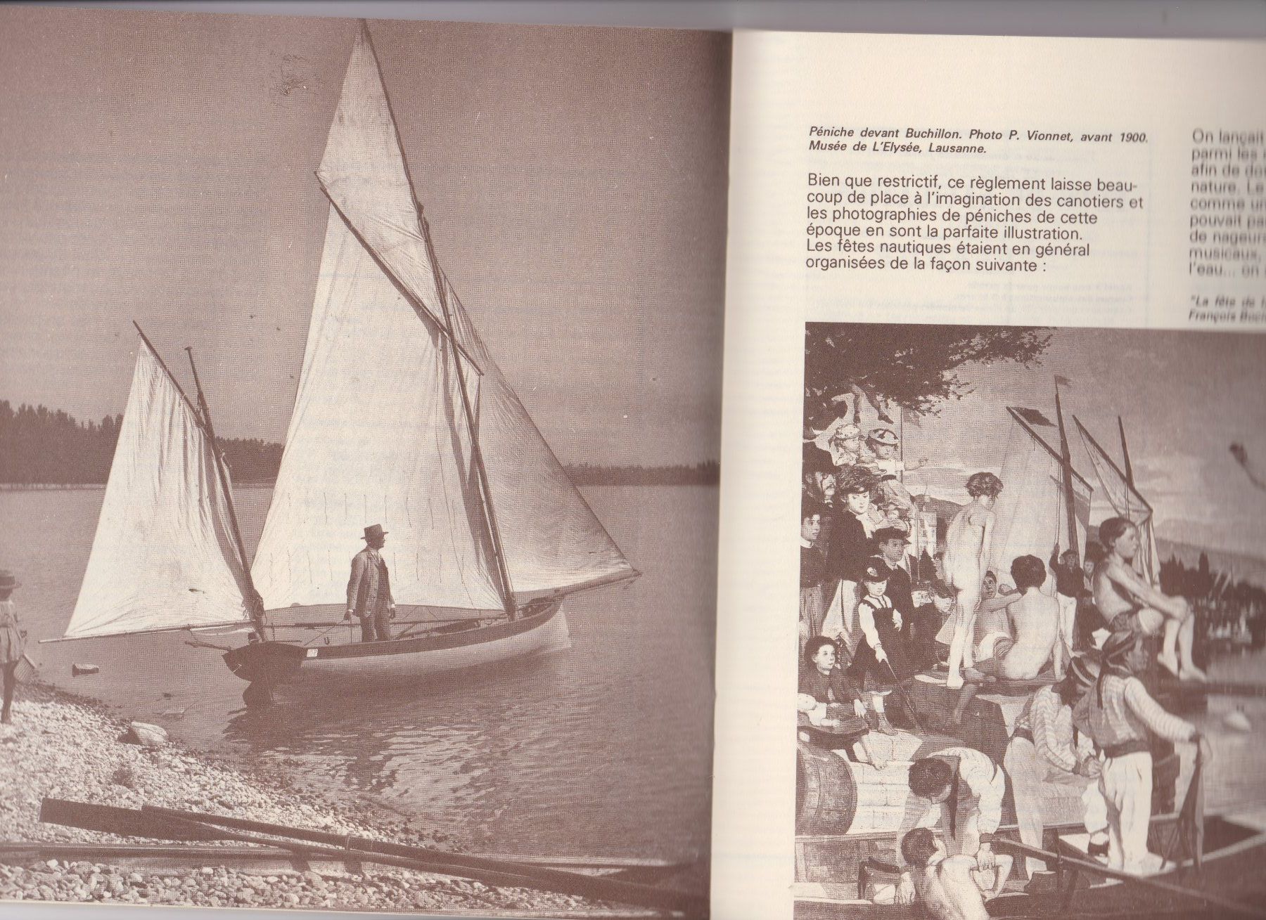 Libri: Canotage sur le Léman - plaquette - bateaux - navigation .. – Usato da Bex venduto da Canouille 2