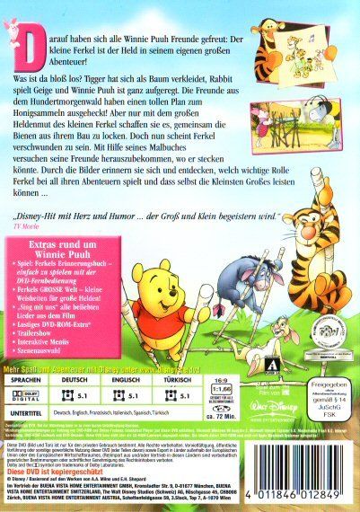 Tutti i DVDs: Ferkels Grosses Abenteuer - Disney – Usato da Dietikon venduto da Ruempfli 1