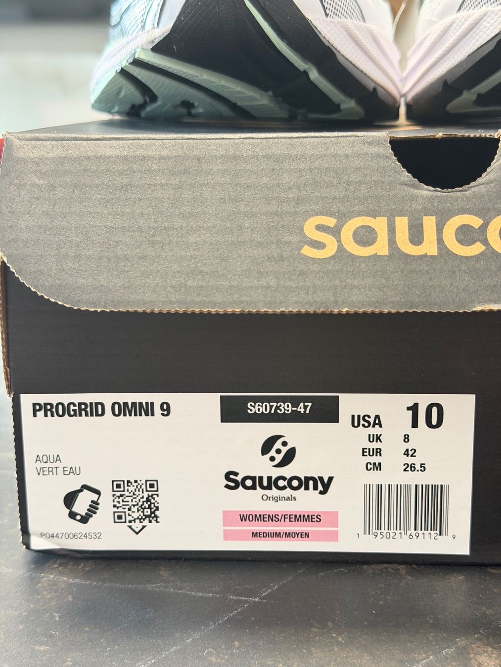 Saucony Scarpe da uomo: Saucony ProGrid Omni 9 Teal Metallic Silver – Nuovo e nell'imballaggio originale da Yverdon-les-Bains venduto da ioustock 5