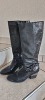 Bottes en cuir noir Mjus, taille 41, comme neuves !