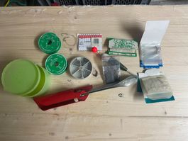 Angelzubehoer: Schnuere, Haken, Pose, Blei, etc.