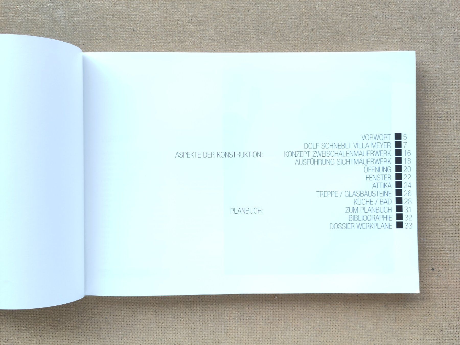 Libri: Architekten Schnebli & Ammann  VILLA MEYER Planbuch 1995 – Usato da Pfäffikon ZH venduto da rabali 2
