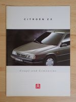 Citroen ZX Coupé Limousine - Schweizer Prospekt 7.95 - P1657