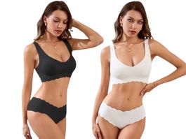 Nahtloses BH Slip Set 2-teilig Damen Neu