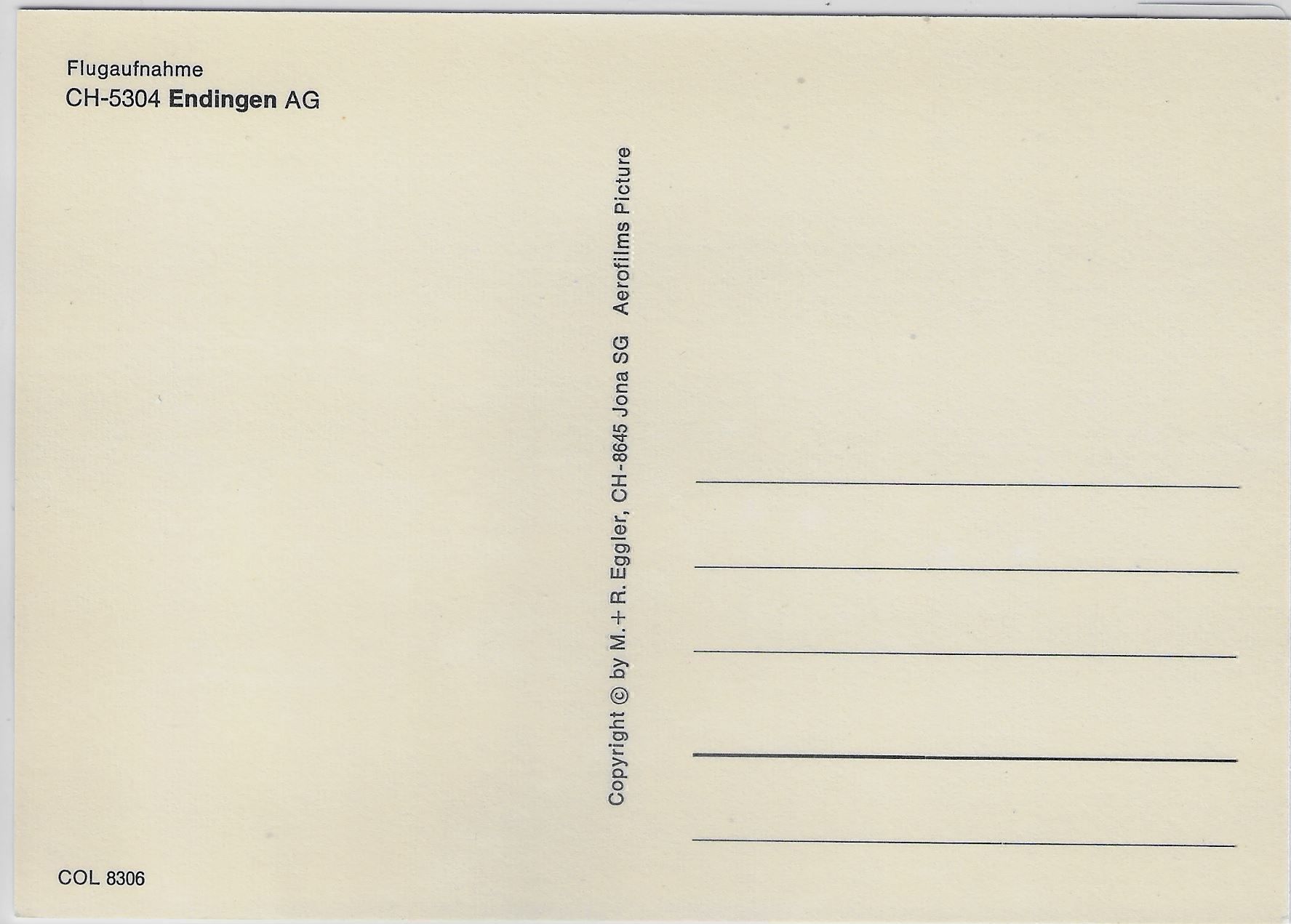 Cartoline postali: Flugaufnahme Endingen AG – Antico da Ettingen venduto da Kartenplanet 1