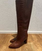 Bianca Di LUXUS-STIEFEL, PYTHON Gr.40 braun