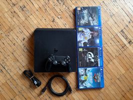 Playstation 4 PS4 4 Games 1 Controller