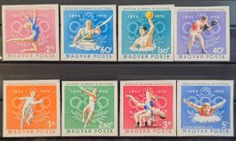 Ungarn 1970 75 J. Olymp. Komitee Satz 8V geschnitten MNH
