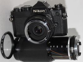 NIKON FE + 2xKenko-Konverter + NIKON 4 /  80-200 + Filter