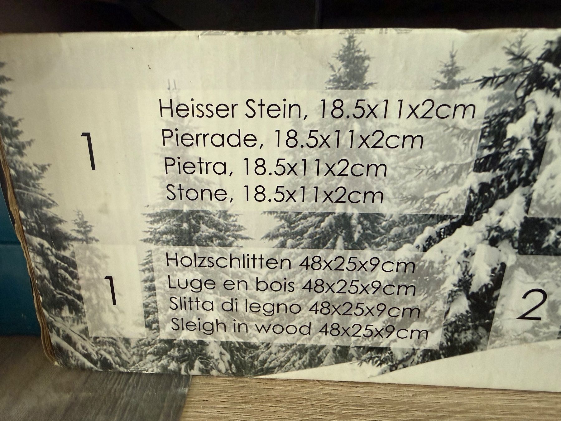 Elettrodomestici da cucina: Heisser Stein auf Schlitten – Nuovo e nell'imballaggio originale da Kilchberg ZH venduto da Albis 2