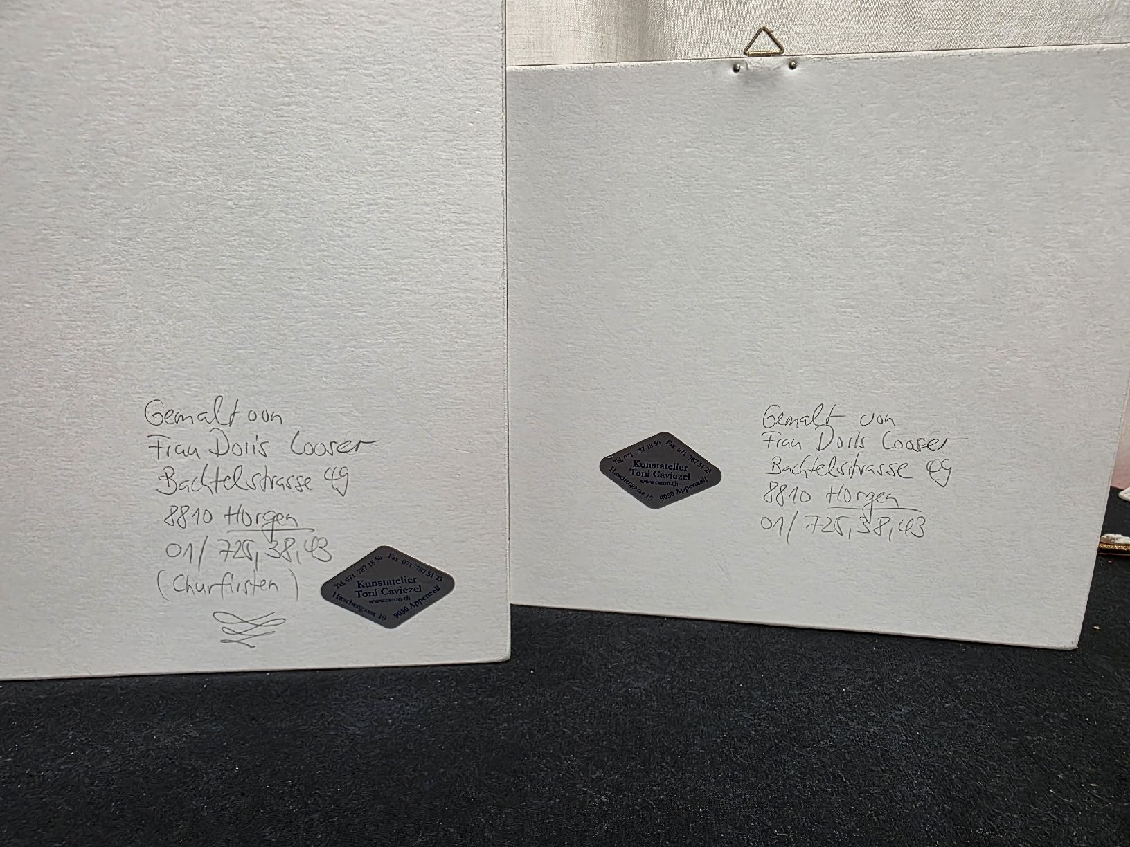 Dipinti: 2 Gemälde Signiert 1979, 2 Stück, – Usato da Wolfertswil venduto da Antiko 6