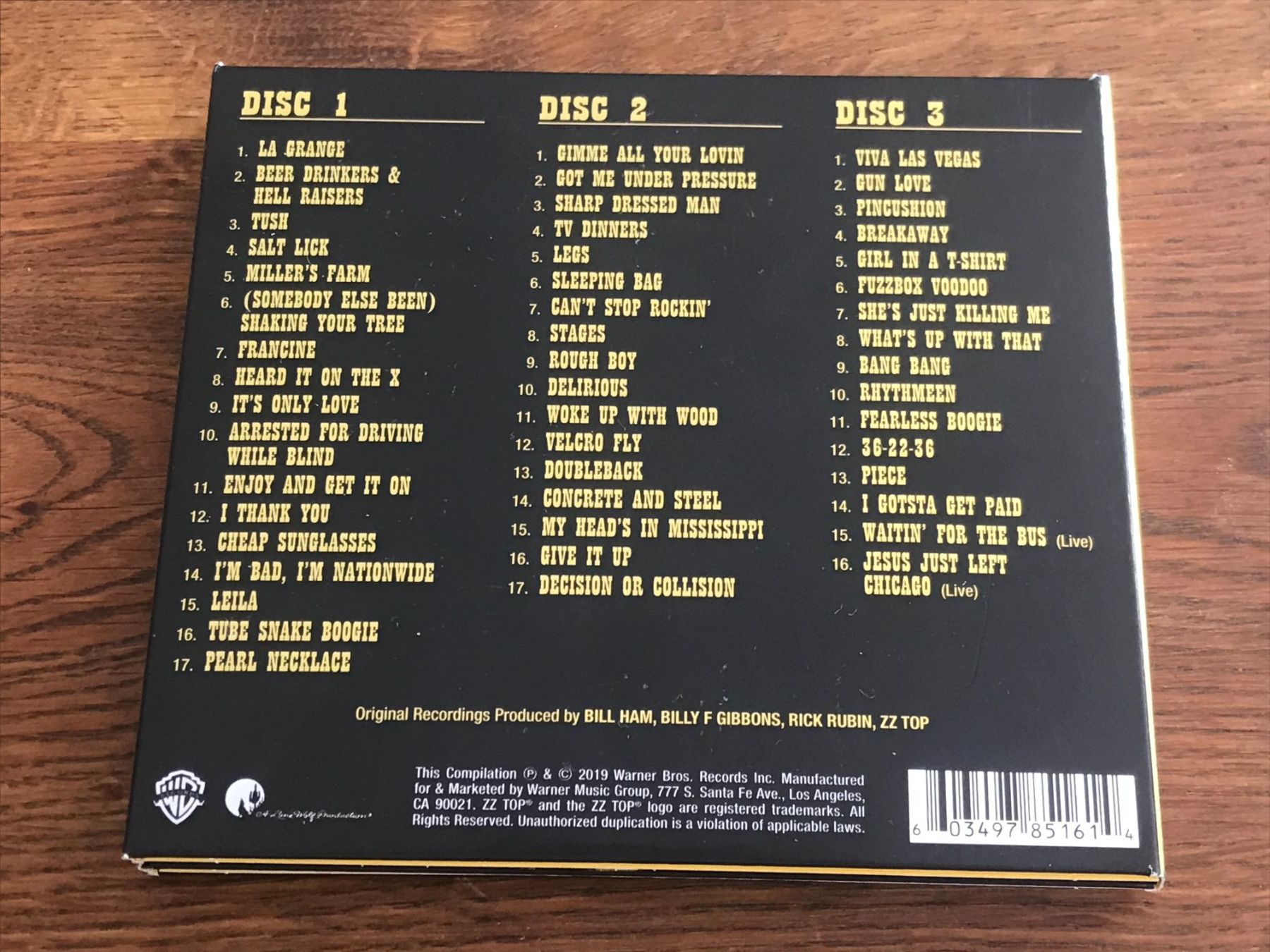 CDs: ZZ TOP - Goin' 50 - 3CD – Gebraucht aus Buchs AG von Archie 4