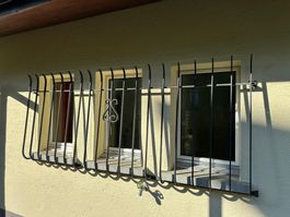 Fenstergitter Schmiedeeisen Einbruchschutz Nr. 5